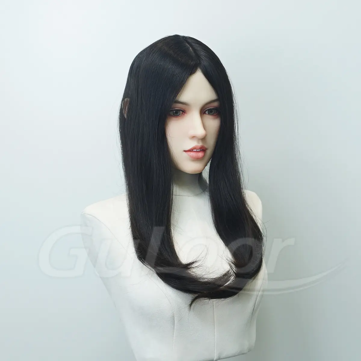 Silk Top With Cilps Women's Topper 16 Inches Color#1B 100% Chinese hair