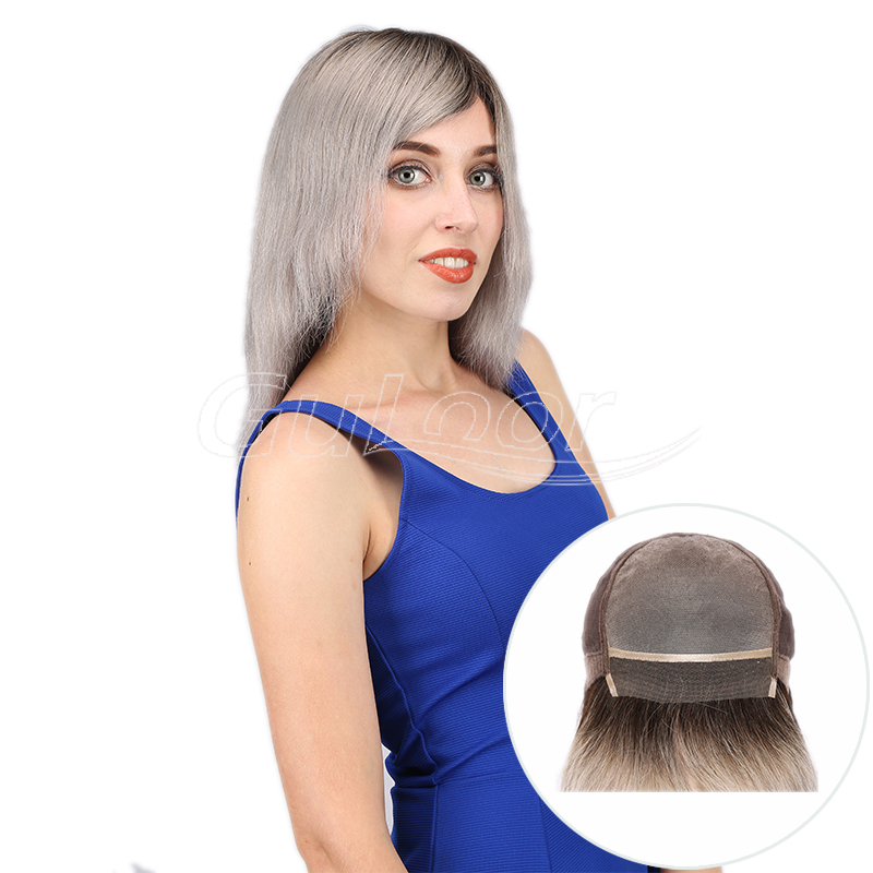 2023 Most Popular Ombre Color Mono Top Human Hair Wig