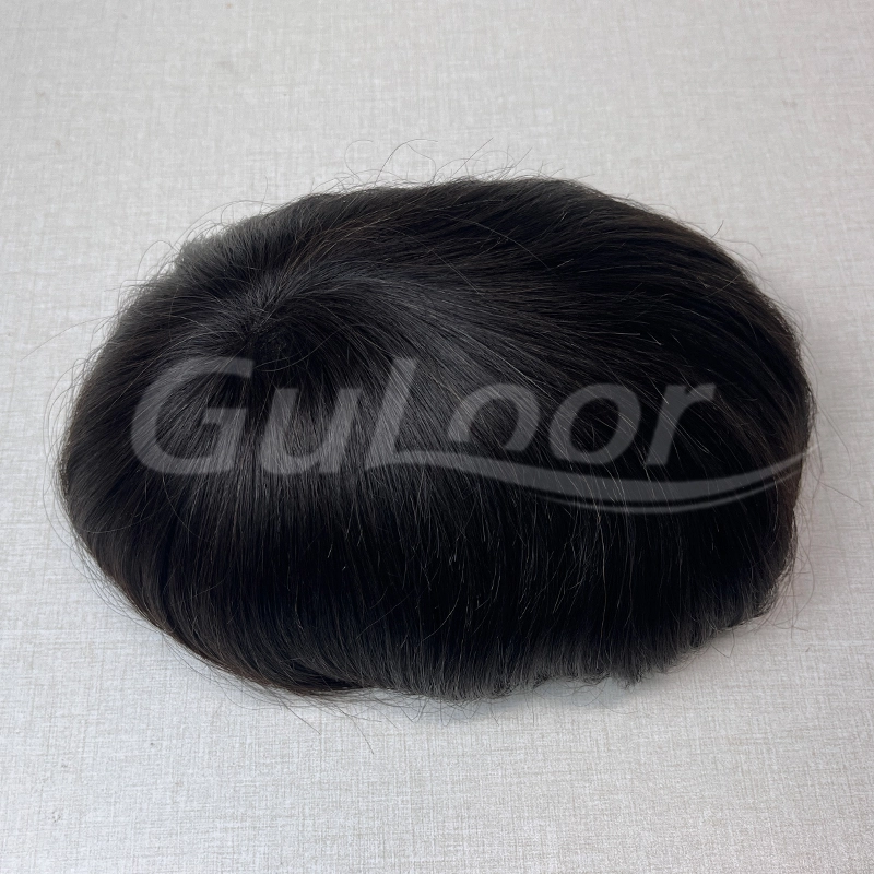 Custom Order MONO#3 Npu Perimeter with Front Lace #1B 6 inches human hair
