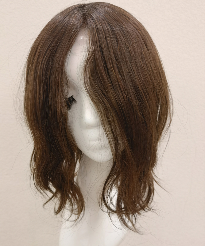 Front lace woman's topper Hair System Custom-made Model