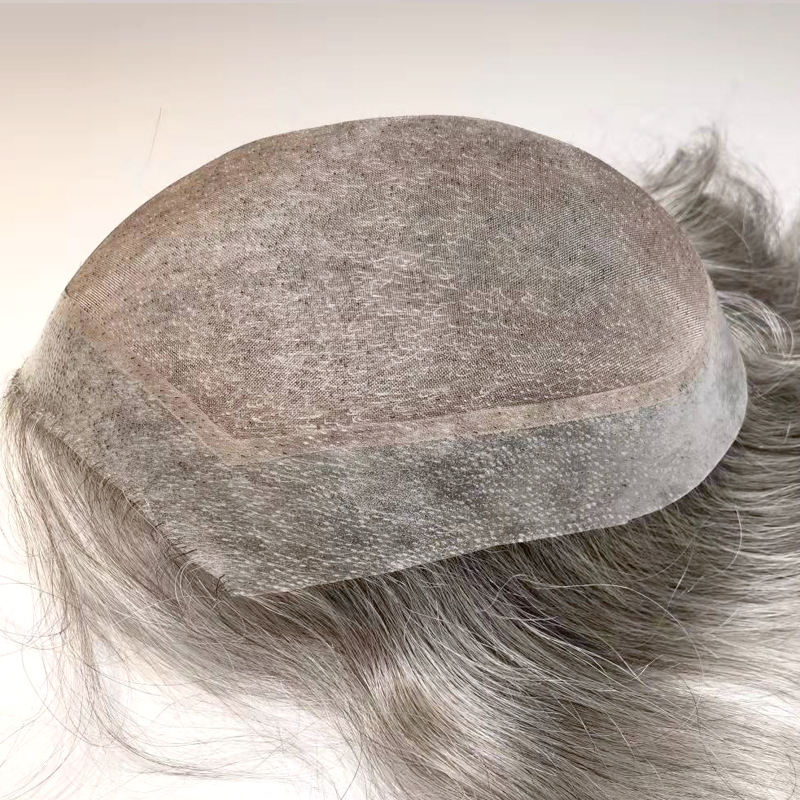 Custom | Quiff Fine Mono with Thin Skin Perimeter Hairpiece for Men