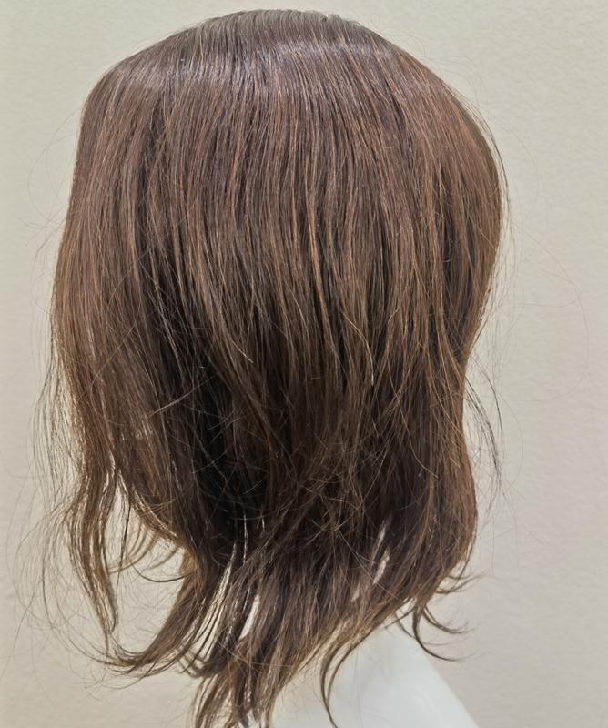 Front lace woman's topper Hair System Custom-made Model