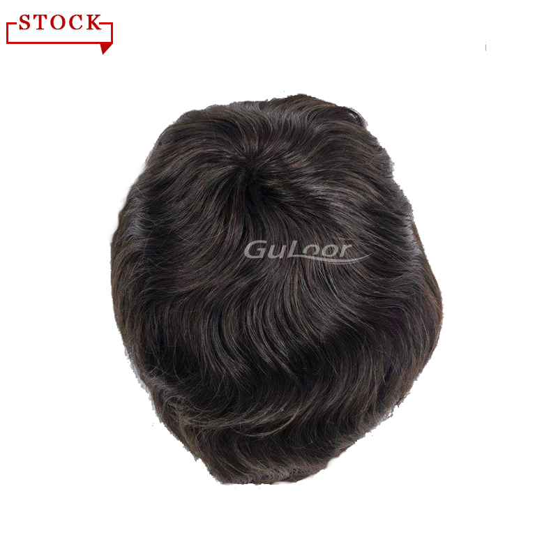 French Lace Hair System Wholesale Men Toupee In Stock #3