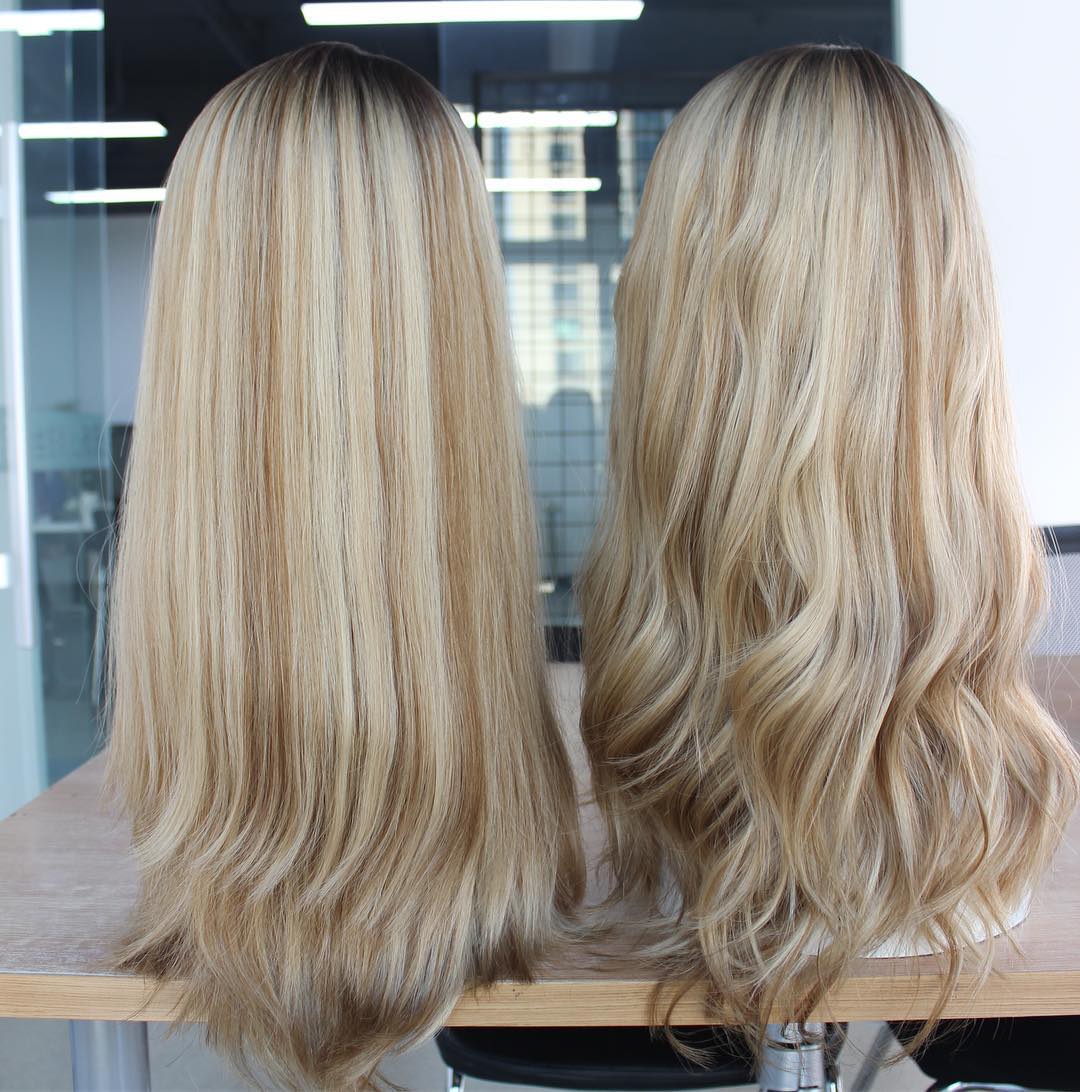 Factory low Price Blond Virgin Mongolian Hair Jewish Wig Kosher Wigs