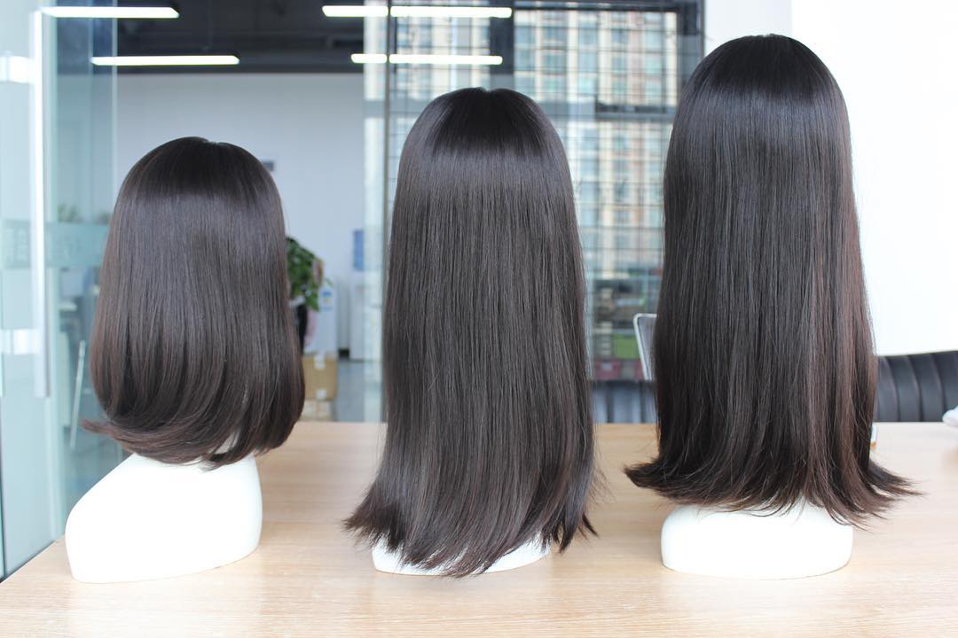 Silk Top  Kippah Fall 100% Virgin Natural Hair From Wig Manufacture