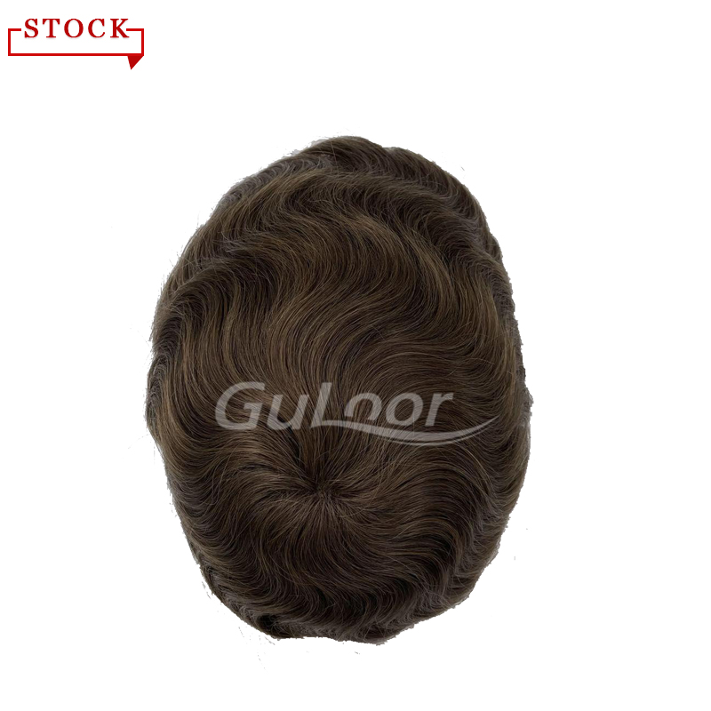 French Lace Hair System Wholesale Men Toupee In Stock #5
