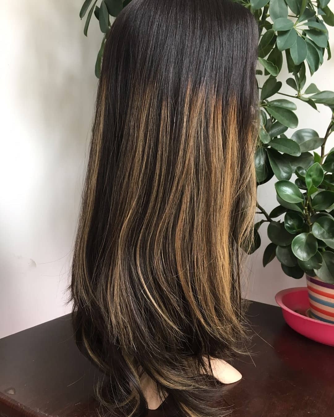 Dark Root Two Tone Color Brazilian Human Hair Skin Top Jewish Wig