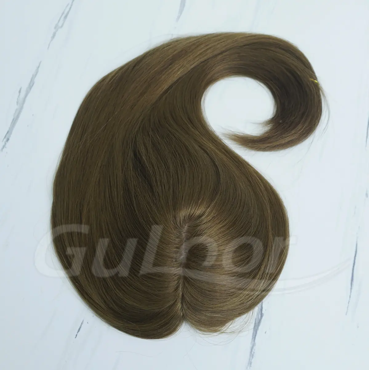 Silk Top With Cilps 16 Inches Color#16 Women's Topper Human Hair
