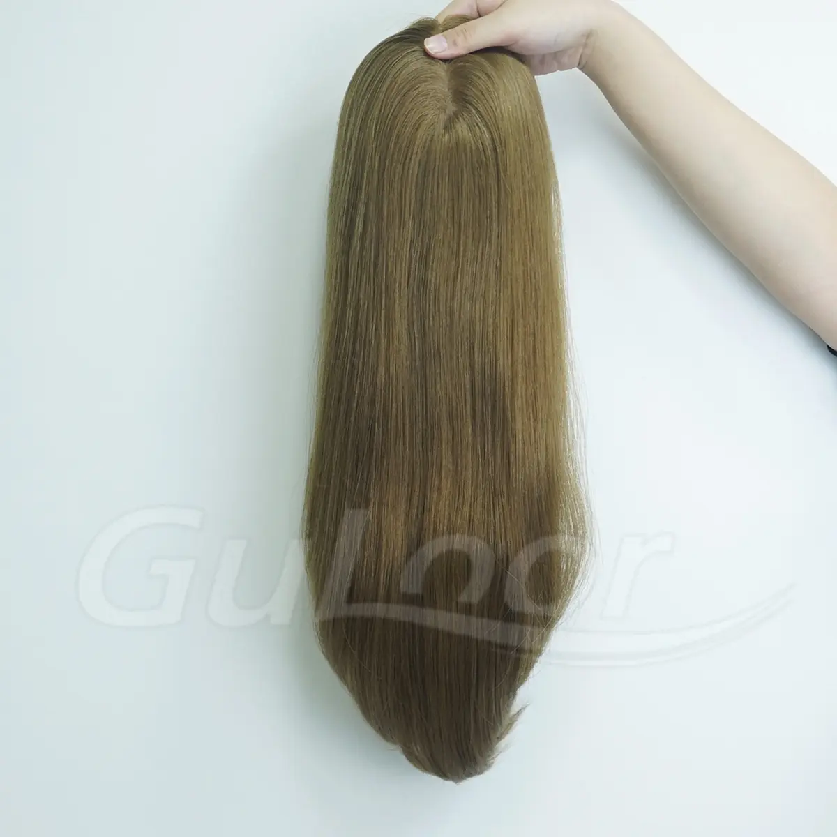 Silk Top With Cilps 16 Inches Color#16 Women's Topper Human Hair