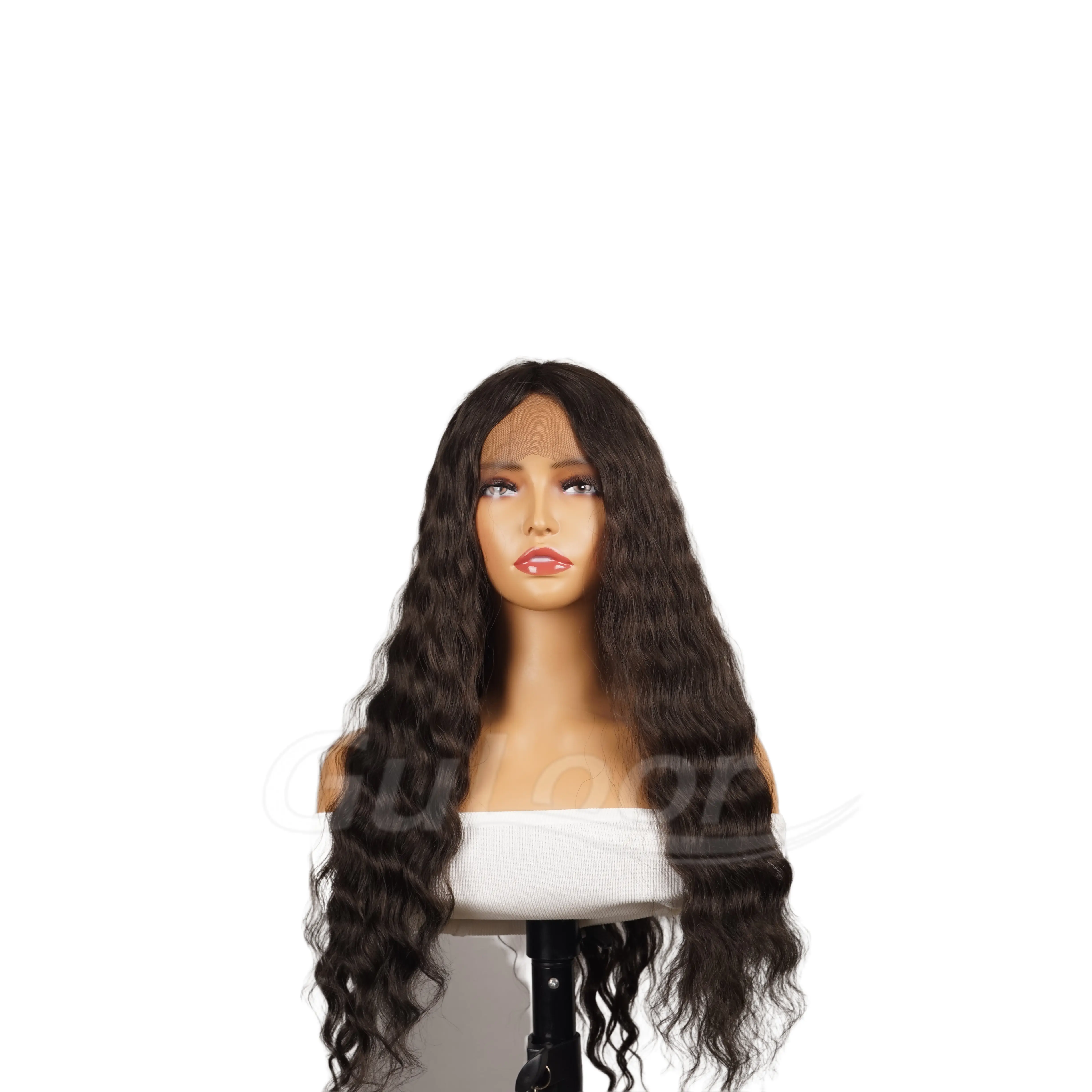 Full lace hand crocheted wig color #2 hair length 24 inches