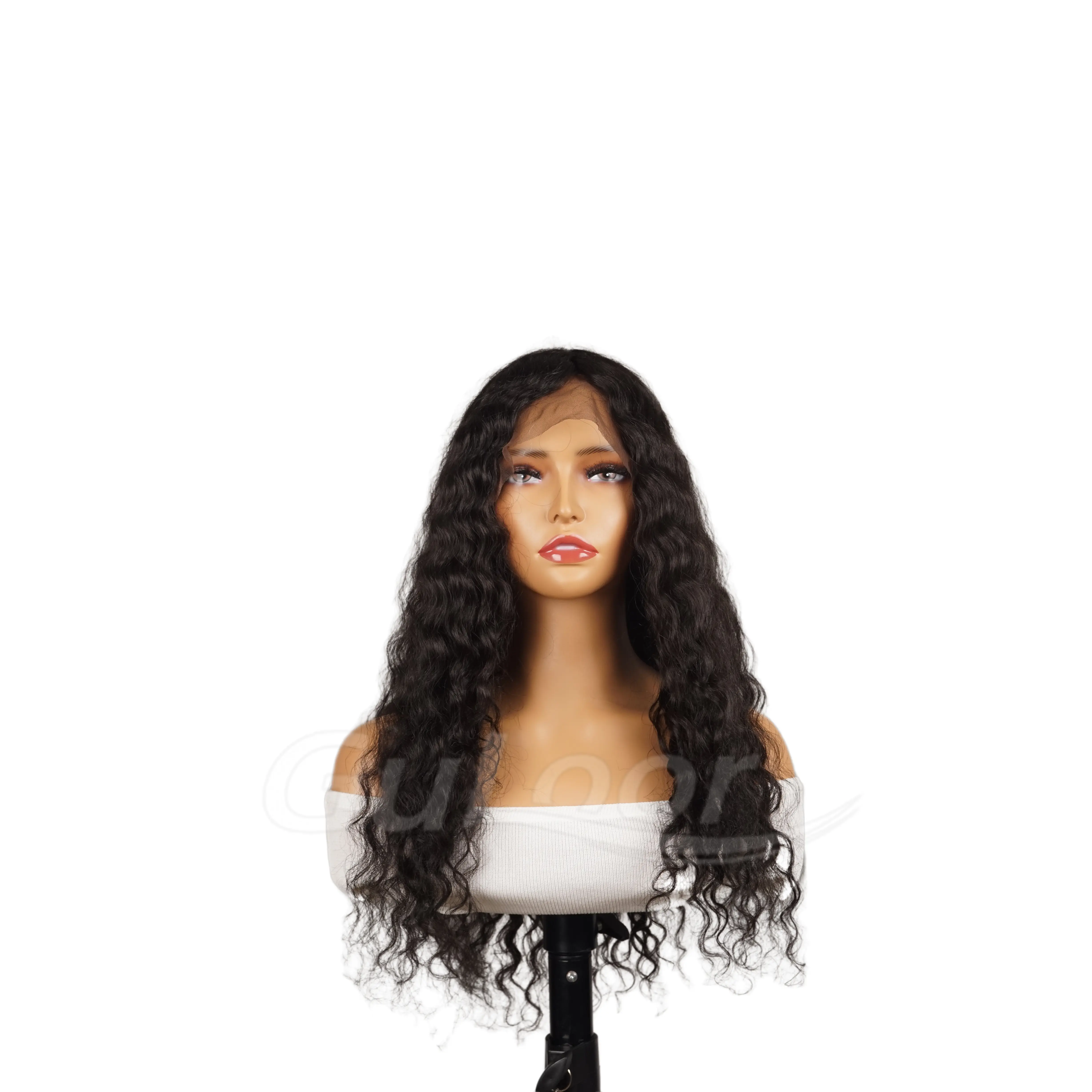 Full lace hand crocheted wigs body wave 22inches