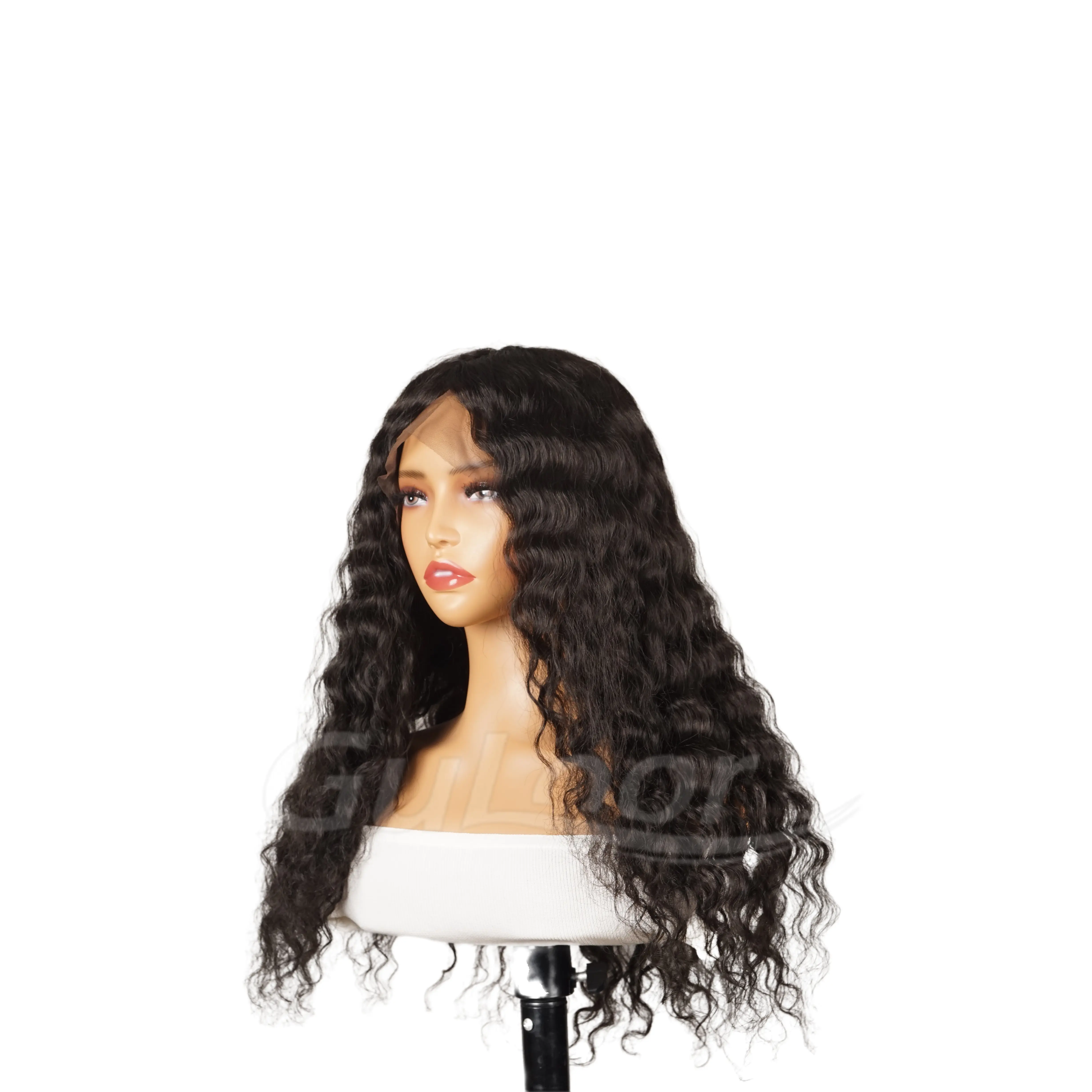 Full lace wig natural black body wave