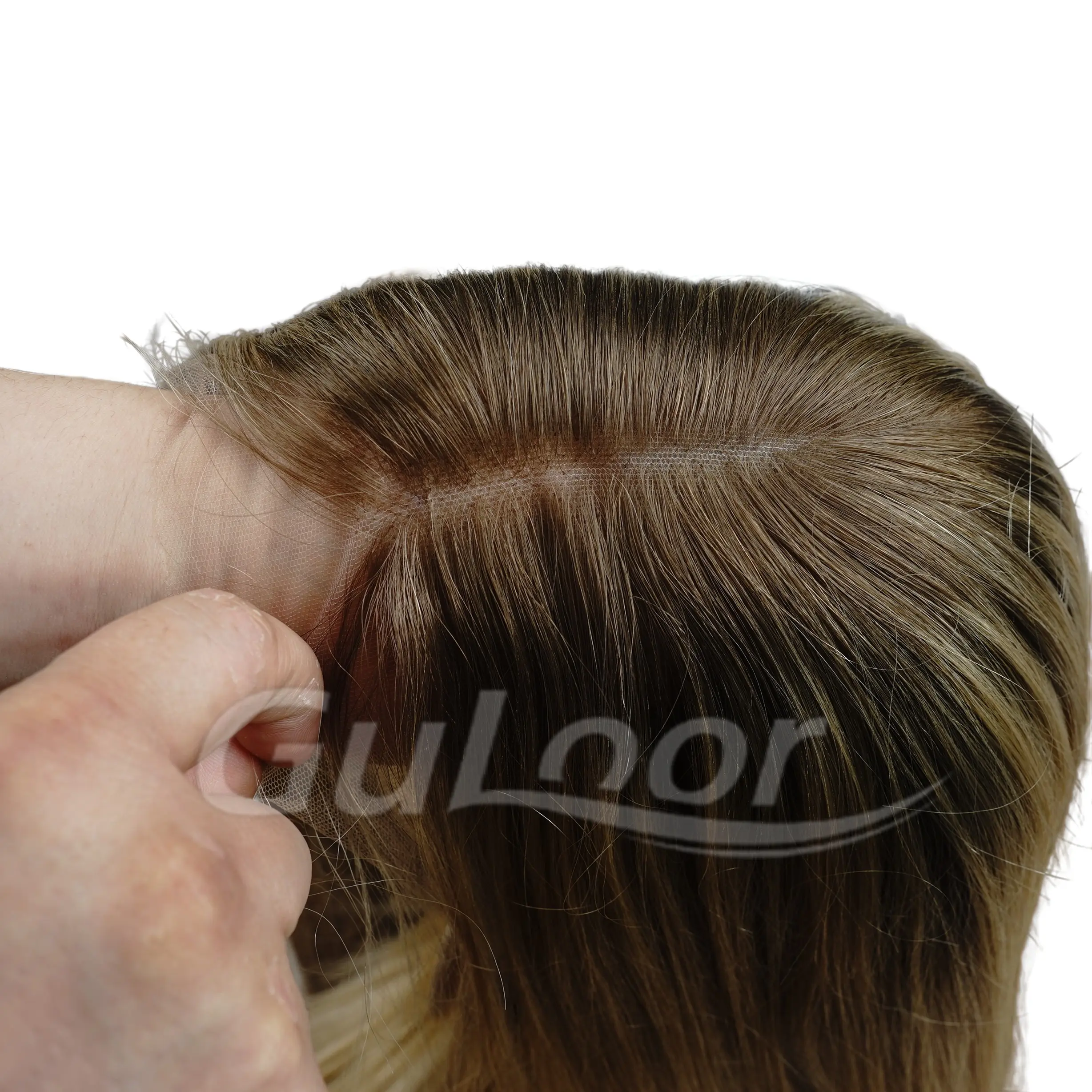 Wholesale Silk Top 100% Human Hair Topper Natural For Hair Loss With Cilps