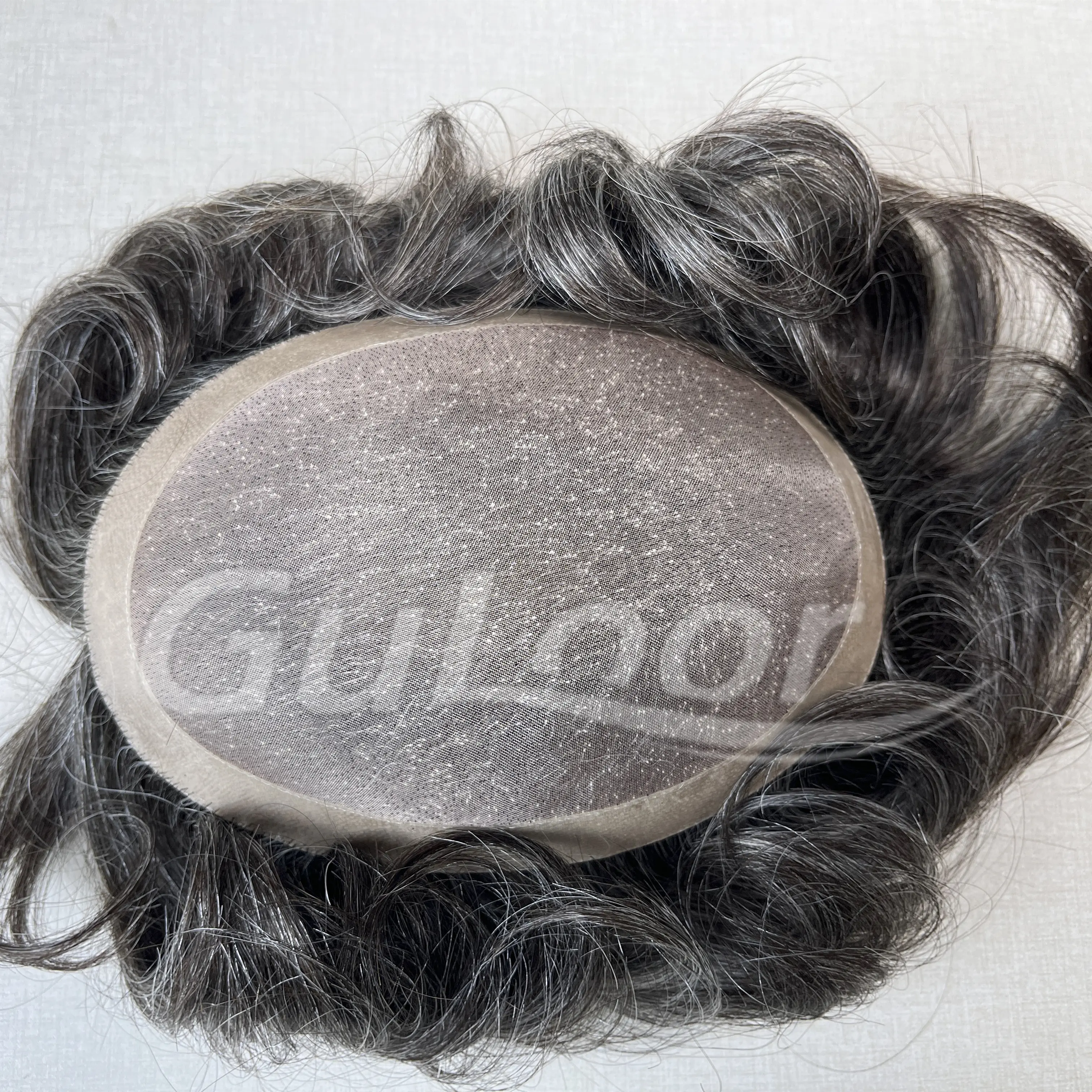 Guloor Best Men's Toupee Fine Mono With Npu Front Folded Edges