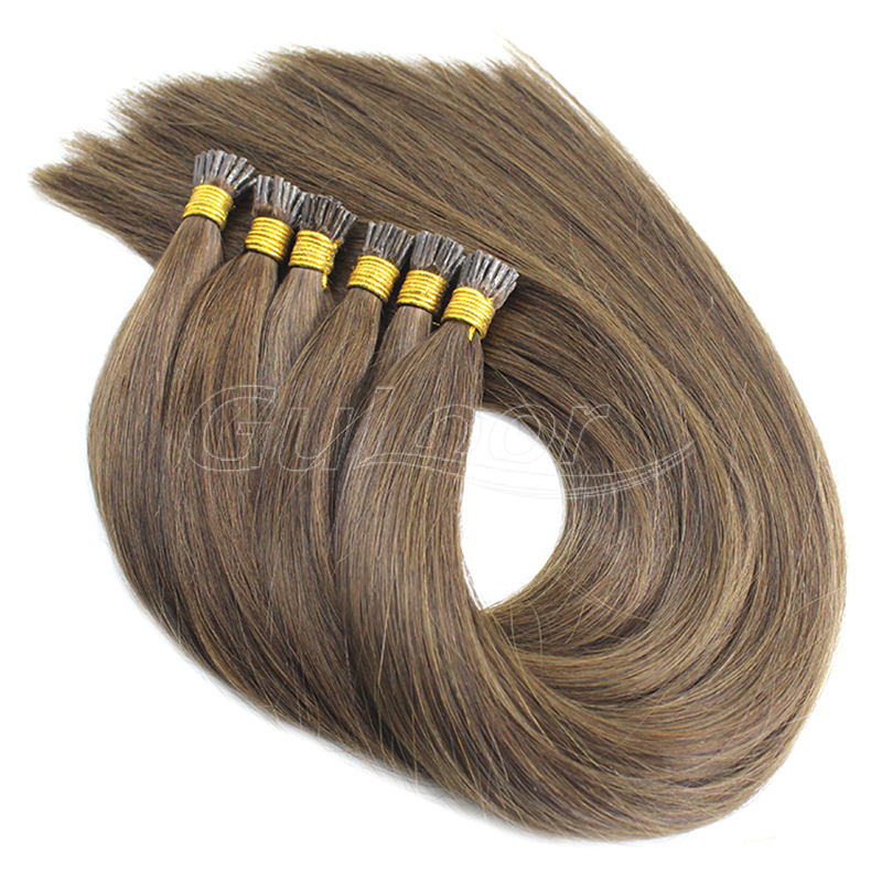 Wholesale extensions 100% I tip brazilian virgin remy human hair