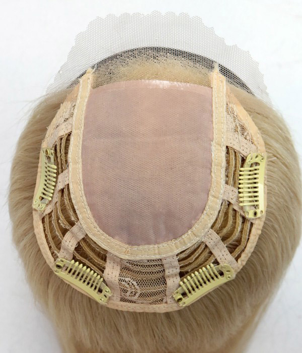Qingdao Supplier 5.5*5.5 Virgin Human Hair Silk Top Topper